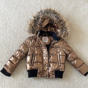 Appaman size 2T copper shiny puffer coat